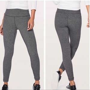 Athleta Chatarunga Tight Herringbone Leggings Mid-Rise Full Length Size Small